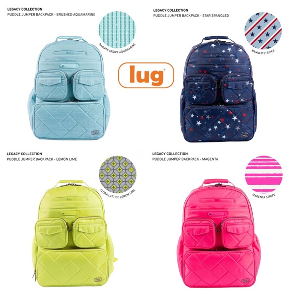Lug Legacy Collection Puddle Jumper Backpack NWT - Picture 1 of 13
